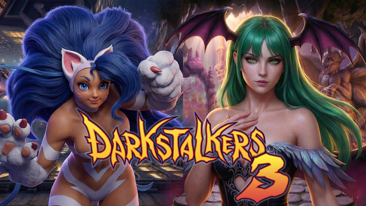 Darkstalkers 3 - All Characters and Stages AI Reimagined in REAL LIFE.