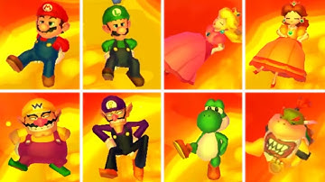 Mario Party Island Tour - All Losing Animations