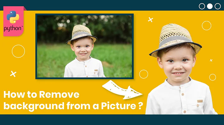 Python remove background from image | tutorial