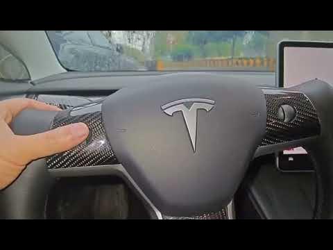 Alcantara Steering Wheel U-shaped Cover For 2024 Model 3 Highland –  TESLAUNCH