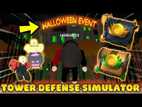 Video ROBLOX TOWER DEFENSE SIMULATOR - Event Halloween, Phần... - youtube