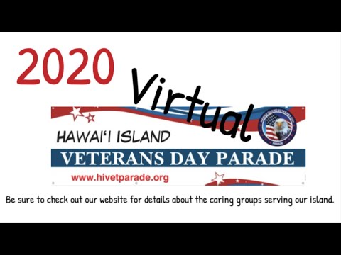 2020 Hawaii Island Virtual Veterans Day Parade Video