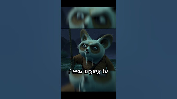 Did You Notice This About Po and Shifu In Kung Fu Panda...