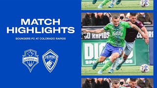 HIGHLIGHTS: Colorado Rapids vs. Seattle Sounders FC | May 22, 2022