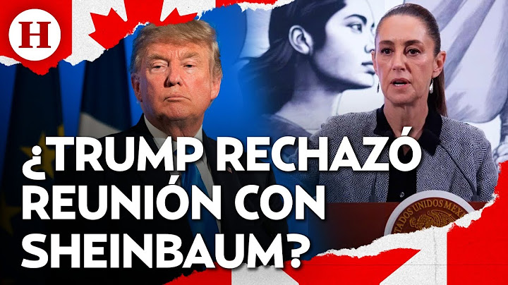 Trump no se reuniría con Claudia Sheinbaum pese a que ambos están en la cumbre del G7