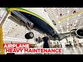 Inside Aircraft Heavy Maintenance - Flying Azul Embraer + A330neo