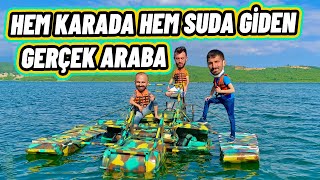 HEM KARADA HEM SUDA GİDEN GERÇEK ARABA YAPTIM