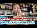 ALAT-ALAT YANG DI BUTUHKAN SAAT BUKA USAHA SOL SEPATU
