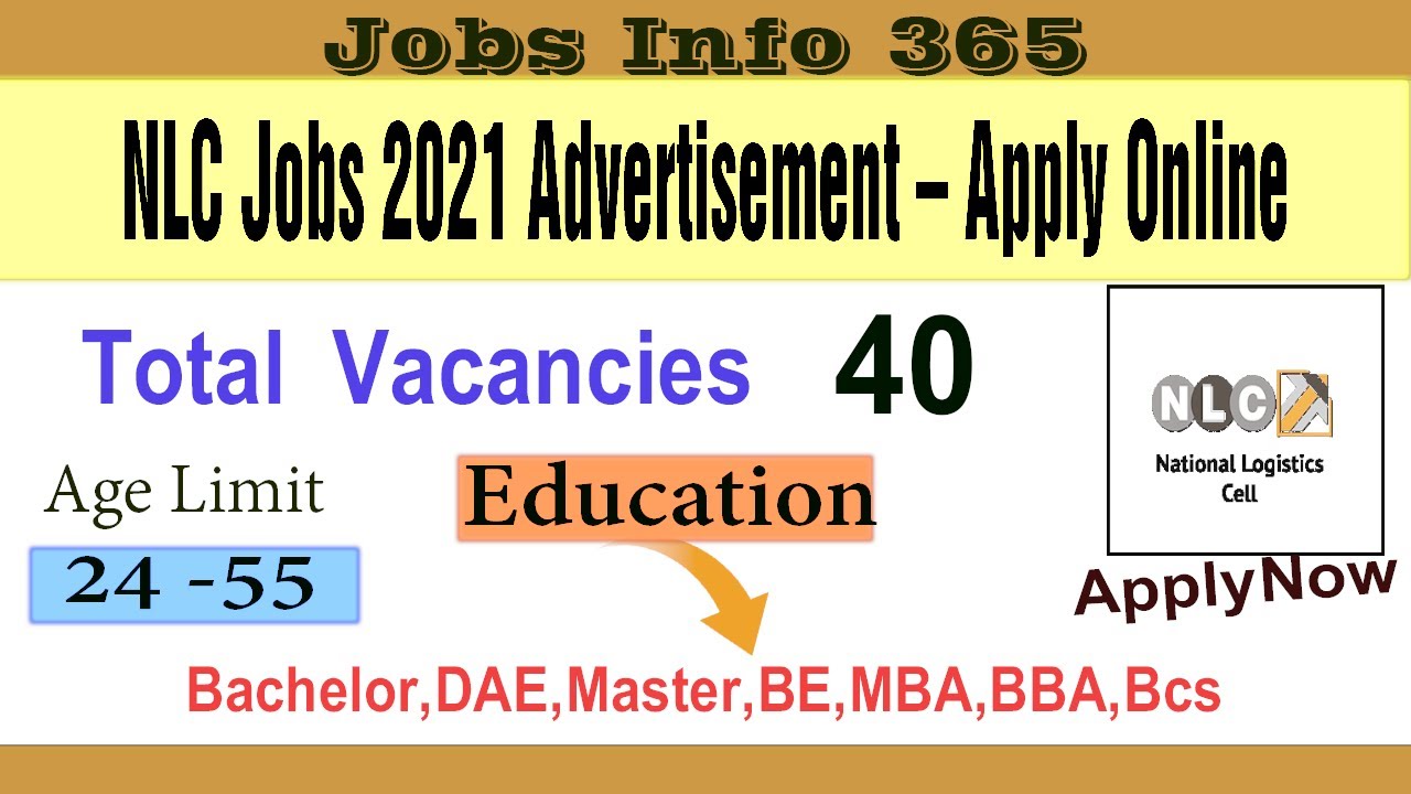 NLC Jobs 2021 Advertisement| Latest Jobs in Karachi 2021| Latest Jobs in Lahore 2021