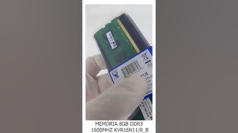 MEMÓRIA 8GB DDR3 1600MHZ KVR16N11/8_B KINGSTON