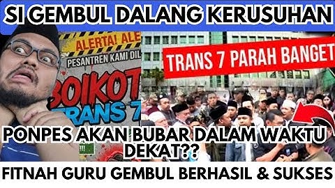 GURU GEMBUL & WAHABI ‼️DALANG KERUSUHAN DI BALIK BOIKOT TRANS7 SEKARANG SEBUT PESANTREN PUNAH⁉️