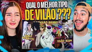 Apenas um react | Tipos de vilões dos animes (animação paródia) | Voice Makers