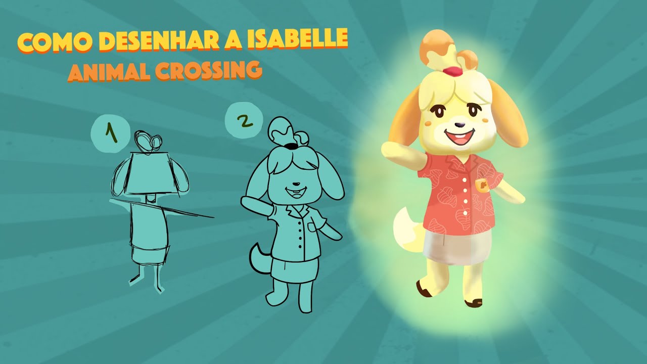 ANIMAL CROSSING NEW HORIZONS | Como DESENHAR a ISABELLE - YouTube