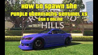 GTA 5 Online - How To Spawn The Purple Ubermacht Sentinel XS (Still Works In 2026)