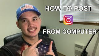 How To Post Photos On Instagram From Computer (2021)