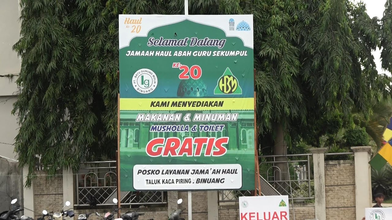 Rest Area Bpk. Haji Ciut Binuang , Haul ke 20 Abah Guru Sekumpul. 03-01-2025