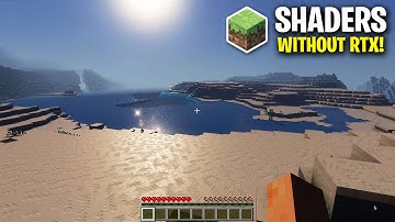How To Get SHADERS in Minecraft Bedrock WITHOUT RTX!