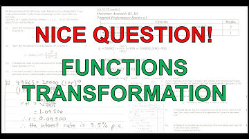 HSC Year 12 Advanced (2U) - Nice Question! - Functions - Transformation