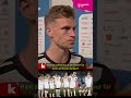 Kimmich niedergeschlagen: "Wir Spieler haben es verbockt" #shorts