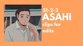 [haikyuu!!] ASAHI clips for edits