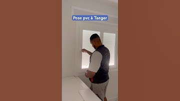 Pose des fenetres pvc double vitrage au Maroc 🤩🥳 #construction #pvc 0668549535