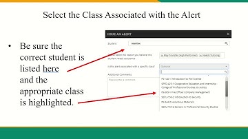 Using the EAB Alert for Student Success
