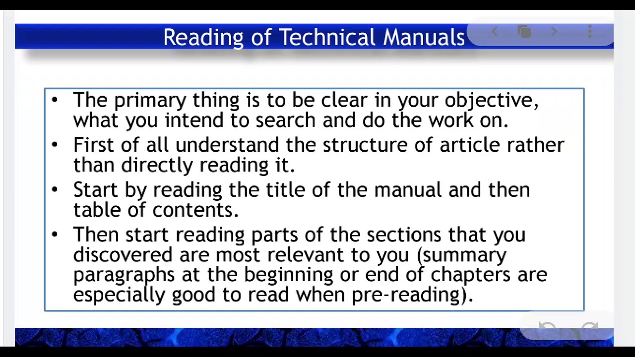 Technical Discourse Reading of Technical Manuals and Technical Discourse, Tech Comm. , 4EE ...