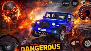 Modified Mahindra Thargamesindian Red Thar Gadi Wala Games Car Game Android Game -26