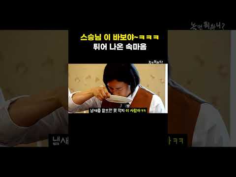 [놀면 뭐하니] 스승님 이 바보야~ㅋㅋㅋ 튀어 나온 속마음