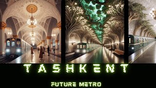 Yunusabad line extension. Tashkent metro. Uzbekistan. Artistic Fantasy. screenshot 2