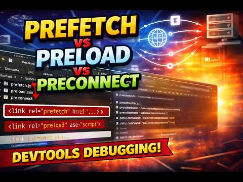 Master Web Performance: Preload, Prefetch, Preconnect & DevTools Debugging