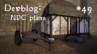 Medieval RPG - Devblog #49: NPC plans