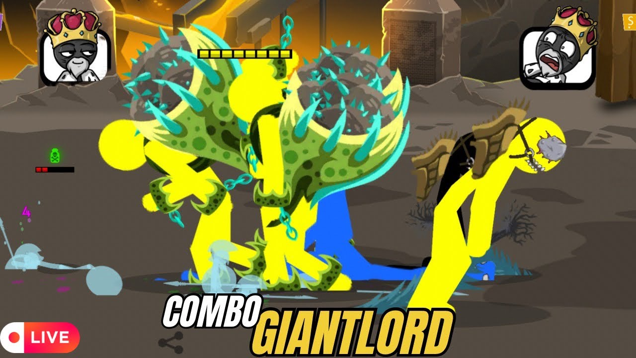 Live Stream Stick War Saga | Quyết Tâm Phá Hủy Thánh Địa Của Giantlord | Bốp Gaming