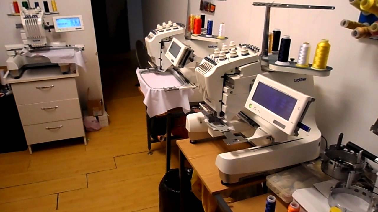 Brother PR 600  в действии