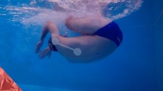 Flip turn tutorial 2.  Tips and techniques. How to do a good flip turn swimming freestyle.