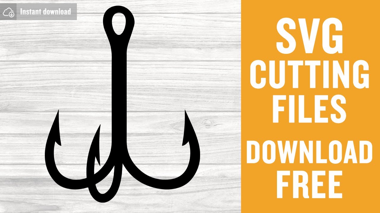 Download Triple Fishing Hook Svg Free Cutting Files For Scan N Cut Free Download Youtube