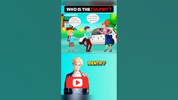 RIDDLE OF THE DAY l Who Is The Culprit? #shorts #youtubeshorts #quiz #funny #memes #kids #games