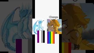 Qibli and winter being morons #wingsoffire #edit #wof #fypシ