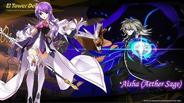 [Elsword] Aisha Level 99 on El Tower Defense 11-5 Story Mode [Aether Sage]