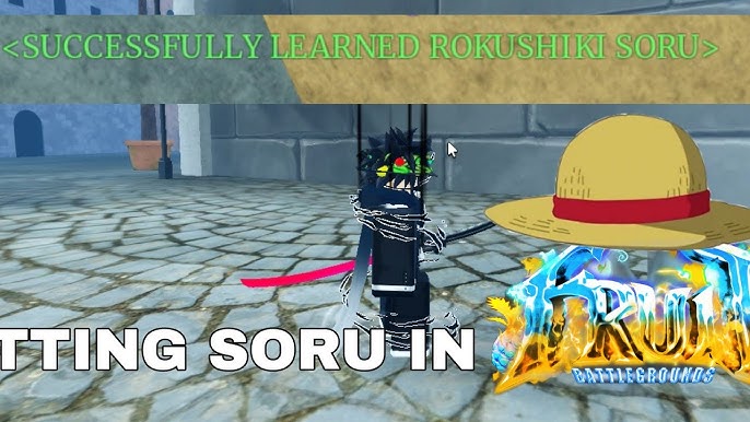 HOW TO GET SORU/ROKUSHIKI IN FRUIT BATTLEGROUNDS ROBLOX 