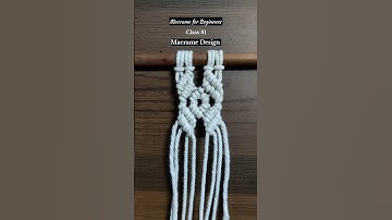 Macrame for Beginners Class 81 #macramedesign #macramepattern #macrametutorial #macrameforbeginners