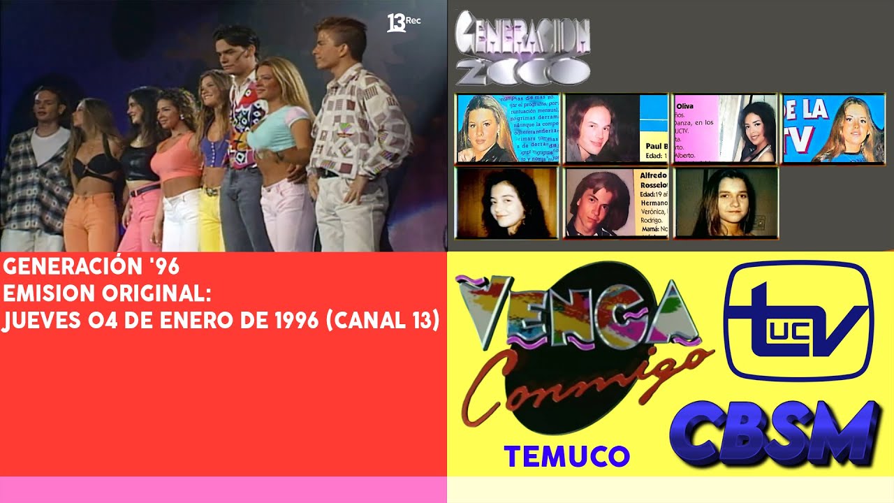 Venga Conmigo (1996) (Temuco) - Generacion '96 (04/01/96)
