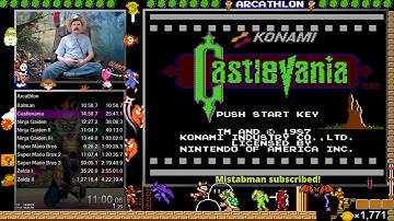 Arcathlon NES speedrun in 4:21:33 by Arcus (Batman, Castlevania, Ninja Gaidens, SMBs, and Zeldas)
