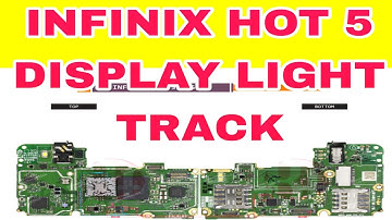 infinix hot 5 display light problem solution// display light track