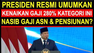 Download Lagu Breaking news kabar gembira resmi Presiden prabowo umumkan kenaikan gaji ASN ini, nasib gaji pensiun MP3