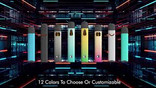 1ml/ 2ml Voltage Variable Preheat Disposable Pen With Type-C Charging Port