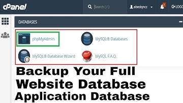 How to Backup My WordPress Database From cPanel | Review Again