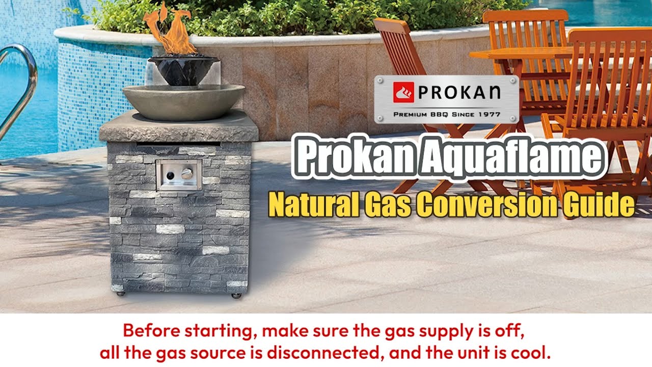 How to Convert the Prokan Aquaflame Fire Pit to Natural Gas | Step-by-Step Guide