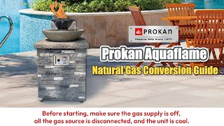 How To Convert The Prokan Aquaflame Fire Pit To Natural Gas Step-By-Step Guide