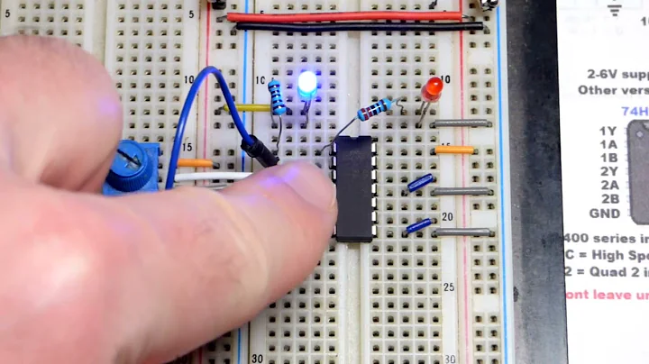 74HC02 Quad 2 Input NOR Gate Integrated Circuit 7402 IC learning electronics shorts 115